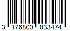 Barcode 3176800033474