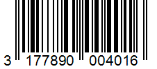 Barcode 3177890004016