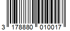 Barcode 3178880010017