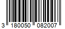 Barcode 3180050082007