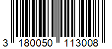 Barcode 3180050113008