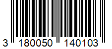 Barcode 3180050140103