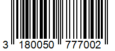 Barcode 3180050777002