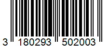 Barcode 3180293502003