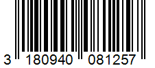 Barcode 3180940081257