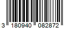 Barcode 3180940082872