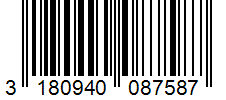 Barcode 3180940087587