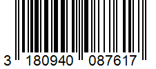 Barcode 3180940087617