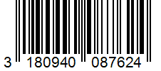 Barcode 3180940087624