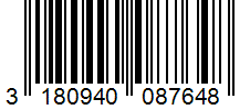 Barcode 3180940087648