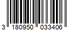 Barcode 3180950033406