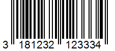 Barcode 3181232123334