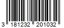 Barcode 3181232201032