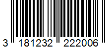 Barcode 3181232222006