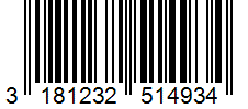 Barcode 3181232514934