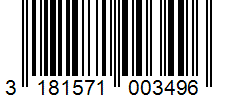Barcode 3181571003496