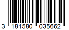 Barcode 3181580035662