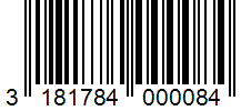 Barcode 3181784000084