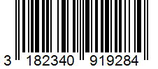 Barcode 3182340919284