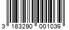 Barcode 3183280001039
