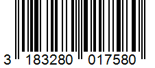 Barcode 3183280017580