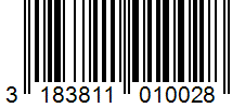 Barcode 3183811010028