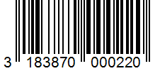 Barcode 3183870000220