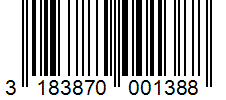 Barcode 3183870001388