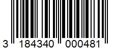 Barcode 3184340000481