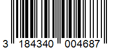 Barcode 3184340004687