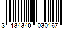 Barcode 3184340030167