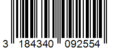 Barcode 3184340092554