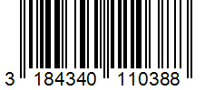 Barcode 3184340110388