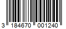 Barcode 3184670001240