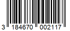 Barcode 3184670002117
