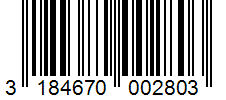 Barcode 3184670002803