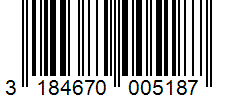 Barcode 3184670005187