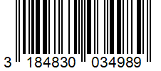 Barcode 3184830034989