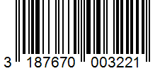Barcode 3187670003221