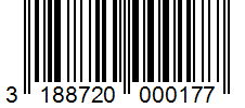 Barcode 3188720000177