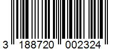 Barcode 3188720002324