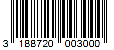 Barcode 3188720003000