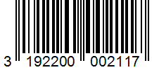 Barcode 3192200002117