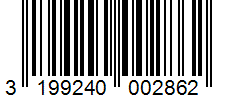 Barcode 3199240002862
