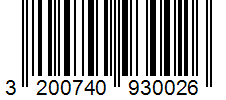 Barcode 3200740930026