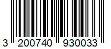 Barcode 3200740930033