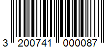 Barcode 3200741000087
