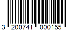 Barcode 3200741000155