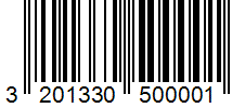 Barcode 3201330500001