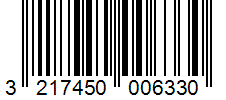 Barcode 3217450006330